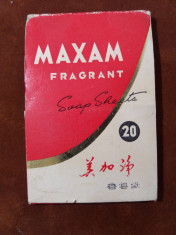 Folii sapun MAXAM Fragrant Soap Sheets foto