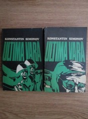 Konstantin Simonov - Ultima vara 2 volume (1974) foto