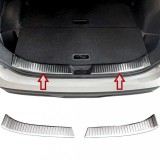 Set de 2 ornamente protectie portbagaj interior cromate pentru Nissan Qashqai J12 din 2021