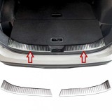 Set de 2 ornamente protectie portbagaj interior cromate pentru Nissan Qashqai J12 din 2021, Recambo