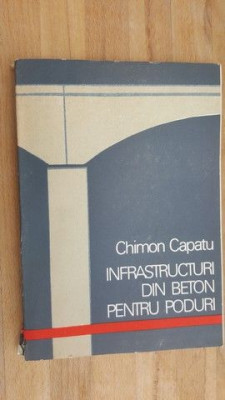 Infrastructuri din beton pentru poduri- Chimon Capatu foto