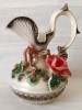 Superba Cana antica de apa sau vin, majolica, 28,5x23x18cm, Vaze