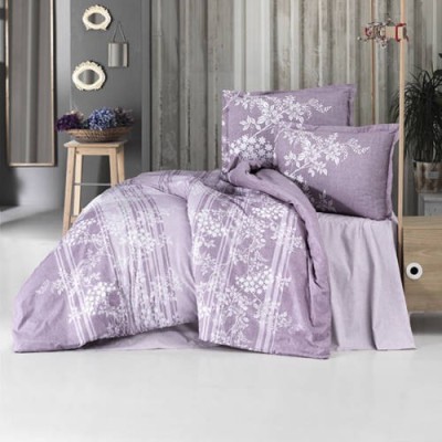 Lenjerie de pat ranforce clasy king size (bova v2) foto