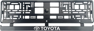 Set 2 bucati, suport numar inmatriculare Carbon, Toyota foto