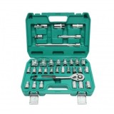 Trusa chei tubulare 1/2, antrenor cu clichet 32 piese Breckner Germany