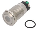 Comutator anti-vandalism SPDT IP65, LED verde