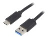 Cablu USB 3.1 A la C 1,8m Negru, Akyga