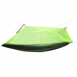 Cumpara ieftin Hamac de Camping Dublu (2 persoane), 200 x 100 cm + Plasa de tantari, culoare Verde, AVEX