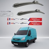 Cumpara ieftin Ștergătoare IVECO Daily (2006&ndash;2009) Flat | Set față &ndash; TeamCar&reg;