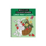 Brain Games - Color by Number - Large Print: Garden