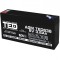 Acumulator AGM VRLA 6V 3,6A dimensiuni 133mm x 34mm x h 59mm F1 TED Battery Expert Holland TED002891 (20) SafetyGuard Surveillance