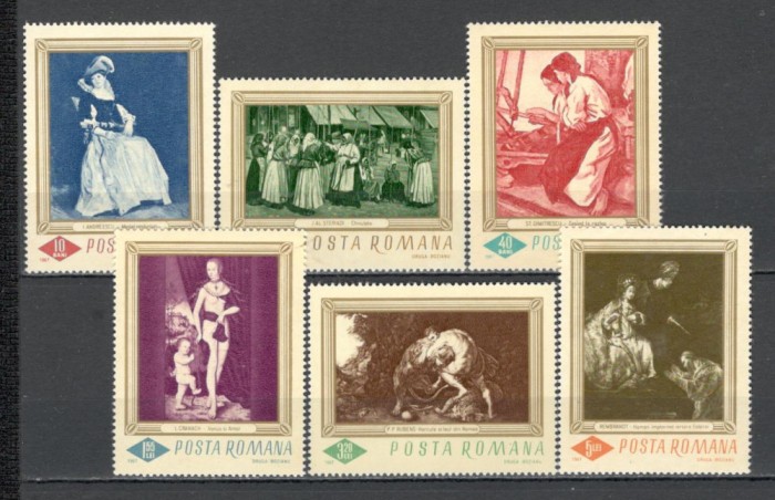 Romania.1967 Pictura din Galeria nationala Bucuresti YR.365