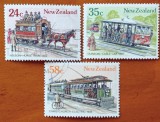 NOUA -ZEELANDA- 1985--"TRANSPORTURI VECHI-"-lot-3v.-=3e-stampilat---Vezi-Scan