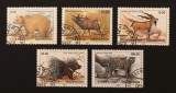 Tadjikistan 1993 - Set Complet de 5 Mărci Poștale "Faună Protejată din Munții Pamir" (Fauna / Wild Mammals) - Cod: -A992