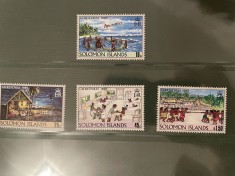 solomon - serie timbre pictura religie craciun nestampilata MNH foto