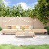 VidaXL Set mobilier relaxare de grădină, 4 piese, lemn masiv de pin 3186592