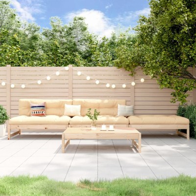Gossi set mobilier relaxare de gradina, 4 piese, lemn masiv de pin foto