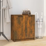 VidaXL Pantofar, stejar fumuriu, 59x35x70 cm, lemn prelucrat