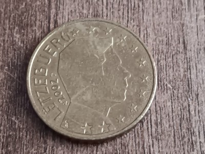 C50 - Moneda foarte veche - 50 euro centi - Luxemburg - 2002 foto