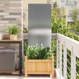 vidaXL Ecran de intimitate pentru grădină Argintiu 50 x 140 cm