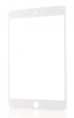 Geam Sticla + OCA iPad Mini 5 (2019) A2133, A2124, A2126, A2125, Alb foto