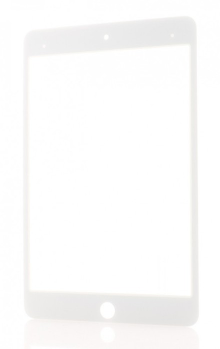 Geam Sticla + OCA iPad Mini 5 (2019) A2133, A2124, A2126, A2125, Alb