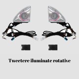Tweetere rotative iluminate dedicate Mercedes-Benz E Class W214 2024-2025, RGB Acrilice 2 in 1 Statice cu efect RGB, Control din Aplicatie Bluetooth