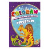 Coloram desene mari pentru cei mici: Dinozauri