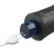 Vibrator 9.5&quot; REAL SOFTEE Rechargeable (Black) 23cm