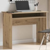 VidaXL Birou, stejar artizanal, 90x50x74 cm, lemn prelucrat