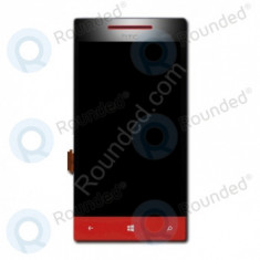 Modul complet display HTC Windows Phone 8S (lcd + touchpanel) LH121114 H 74H02344-00M 1 roșu.
