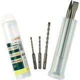 Bosch Set SDS-Plus, 3 burghie, 2 dalti, cutie plastic