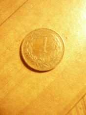 Moneda 1 filler 1899 Ungaria cal. aproape NC foto