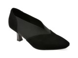 Pantofi eleganti EPICA negri, 3D7535, din piele intoarsa