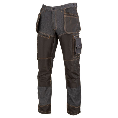 PANTALON LUCRU TIP-BLUGI CU INTARITURA INCHISI - 2XL foto