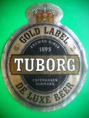 HOPCT ETICHETA BERE NR 2 - TUBORG DANEMARCA -ETICHETE