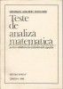 Teste Analiza Matematica Admitere Invatamant Superior - Gh. Adalbert Schneider, Apollo 1990, 79 pagini