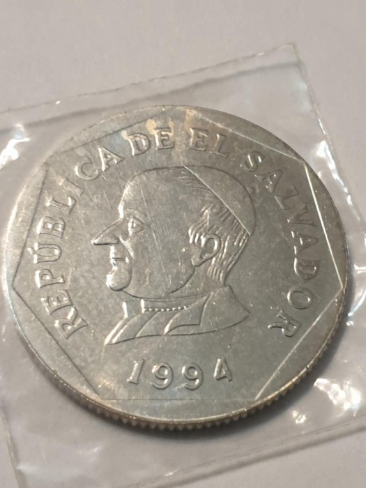 C2 EL SALVADOR 25 cents 1994 UNC