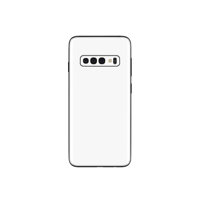 Set Folii Skin Acoperire 360 Compatibile cu Samsung Galaxy S10 Plus (SET 2) - ApcGsm Wraps Color White Matt foto