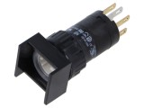Comutator corp EAO 16mm &Oslash;16,2mm 1 poziție NC NO seria 51