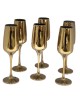 Set 6 pahare sampanie, Glass with Class, Gold
