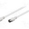 Cablu adaptor din ambele par&amp;#355;i, F mufa &quot;quick&quot;, 1.5m, 75&Omega;, Goobay - 50747