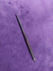 TOC Vechi PLASTIC-METAL de scris cu Penita ROMANESC,toc cu penita vechi de scris