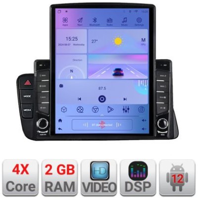 Navigatie Audi A4 2008-2016 NON-MMI K-A4 ecran tip TESLA 9.7&amp;quot; cu Android Radio Bluetooth Internet GPS WIFI 2+32 DSP Qu CarStore Technology foto