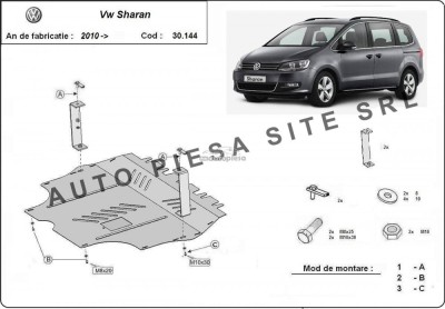 Scut metalic motor VW Sharan (7N) fabricat incepand cu 2010 APS-30,144 foto