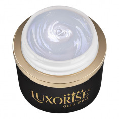 Gel UV Constructie Unghii JellyFlex LUXORISE, Pearly White 15ml