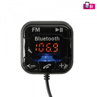 Modulator FM cu Bluetooth microfon incorporat SAL foto