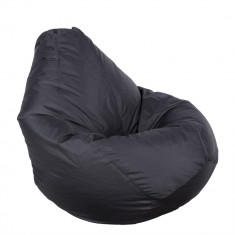 Fotoliu Bean Bag BIG, tip para din material textil, diametru 73cm, culoare negru foto