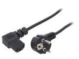 Cablu Electric 3x0.75mm2 PVC 1.8m Negru 10A 250V
