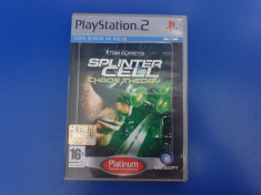 Tom Clancy&amp;#039;s Splinter Cell Chaos Theory - joc PS2 (Playstation 2) foto